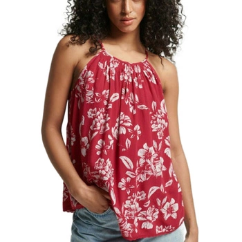 Bluzka damska SuperDry Vintage Beach Cami Top na ramiączkach r. S
