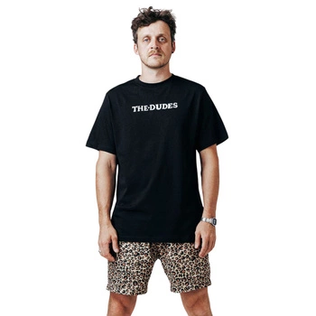 Koszulka męska The Dudes Orgy T-Shirt bawełniana czarna