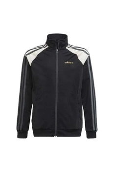 Bluza dziecięca Adidas Track czarna rozsuwana