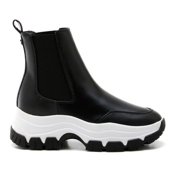 Buty damskie Guess Besona botki czarne wsuwane