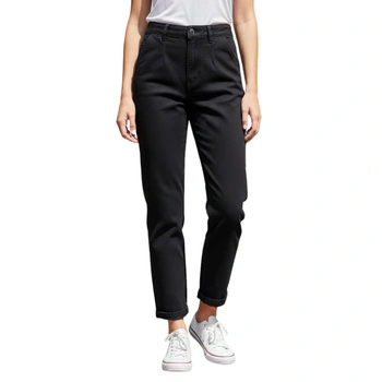 Spodnie damskie Mango Chino jeansy mom fit bawełniane