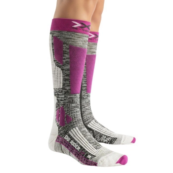 Skarpety narciarskie damskie X-Socks Ski Rider 2.0 fioletowe