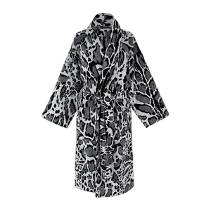 Szlafrok unisex Roberto Cavalli Linx Cappuccio szary