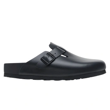 Klapki damskie Birkenstock Boston zabudowane skórzane czarne r. 38