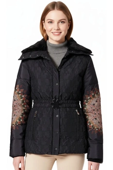 Kurtka damska Desigual Aggu zimowa czarna