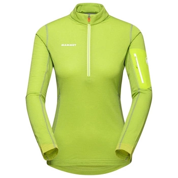 Bluza damska Mammut Aenergy ML Half Zip Pull techniczna zielona