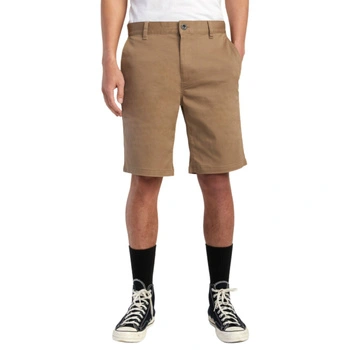Spodenki męskie RVCA Weekend Stretch casualowe krótkie beżowe bawełniane r. W36