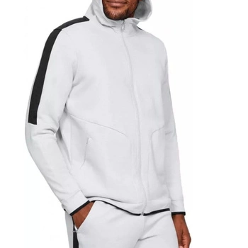 Bluza męska Under Armour Athlete Recovery sportowa z kapturem szara