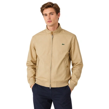 Kurtka męska Lacoste przejściowa bomberka beżowa r. L