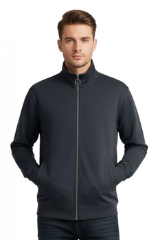 Bluza męska Only & Sons Soxley rozpinana ze stójką szara