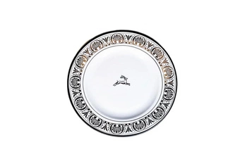 Talerz Stelle Fatucchi zdobiony porcelanowy