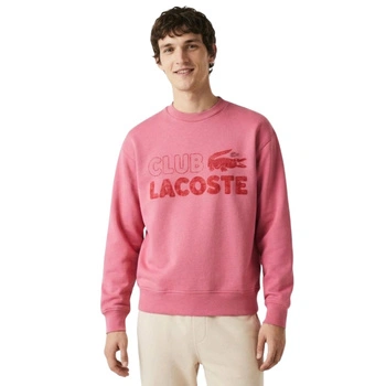 Bluza męska Lacoste SH5453 o luźnym kroju różowa r. 3XL