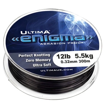 Żyłka wędkarska Ultima Enigma spinningowa mocna szara 12lb 5,5 kg 300m