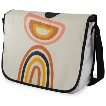 Torba Le Jardin na ramię ze wzorem tecza