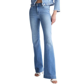 Spodnie damskie Liu Jo Jeans jeansowe z wysokim stanem flare