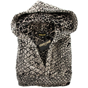 Szlafrok unisex Roberto Cavalli Pitone Cappuccio bawełniany