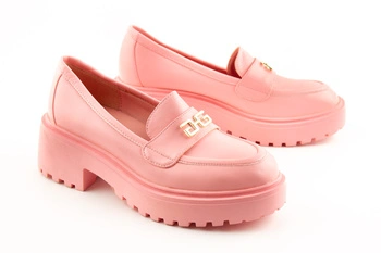 Buty damskie Gaelle Paris różowe skórzane mokasyny r. 37
