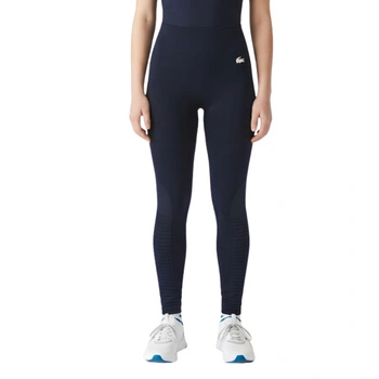 Spodnie damskie Lacoste sportowe treningowe legginsy granatowe r. XS