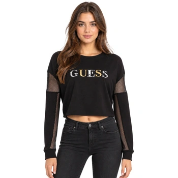 Bluzka damska Guess z siateczkowymi plecami czarna r. XS