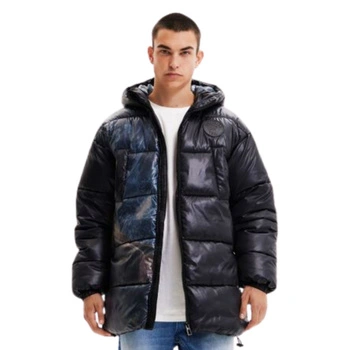 Kurtka męska Desigual Bowie zimowa pikowana czarna