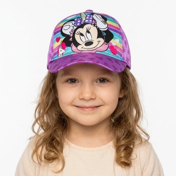 Czapka dla dziewczynki Disney Myszka Minnie z daszkiem