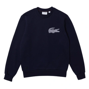 Bluza męska Lacoste SH2655 o klasycznym kroju granatowa r. XS
