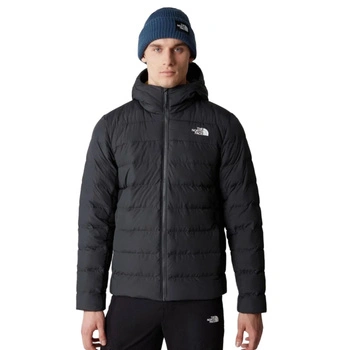 Kurtka męska The North Face Aconcagua 3 pikowana puchowa z kapturem szara r. XL