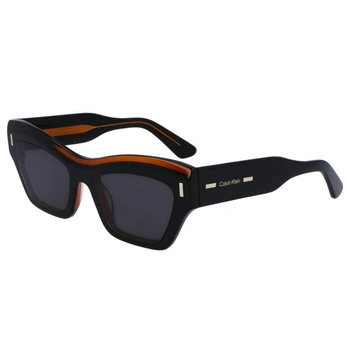 Okulary damskie Calvin Klein CK23503S 601 przeciwsłoneczne butterfly z filtem cat. S3