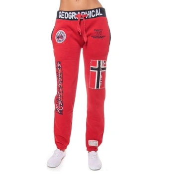 Spodnie damskie Geographical Norawy Myer dresowe czerwone