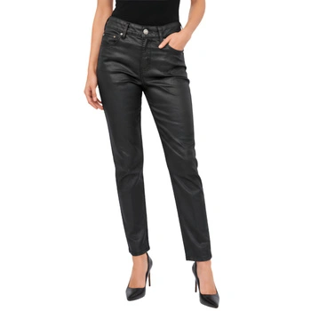 Spodnie damskie Bonobo Jeans Sochi czarne woskowane proste r. XS