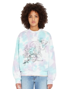Bluza damska Volcom Merlin Murray tie-dya dresowa