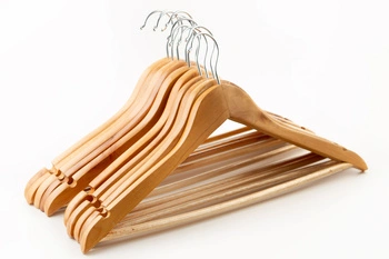 Wieszak drewniany zestaw 10 sztuk