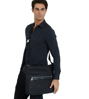 Torba męska Calvin Klein Urban Pro Hobo listonoszka czarna