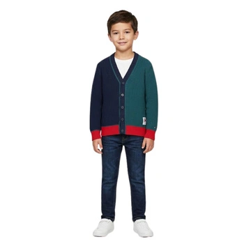 Sweter chłopięcy Tommy Hilfiger dzianinowy karigan zapinany