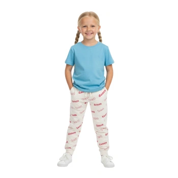 Spodnie dresowe dziewczęce Zara sportowe bawełniane r. 122