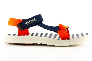 Sandały damskie Regatta Vendeavour sportowe pomarańczo granatowe