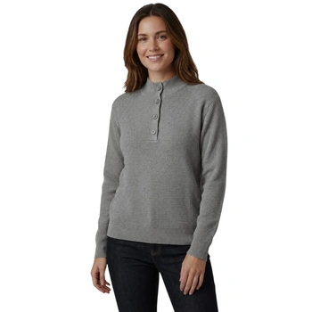 Sweter damski Rodier z guzikami szary r. S