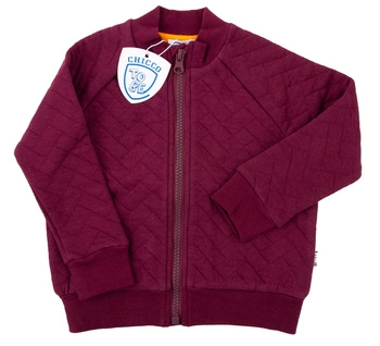 Bluza niemowlęca Chicco klasyczna bordowa zasuwana
