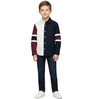 Koszula chłopięca TommyHilfiger bawełniana klasyczna