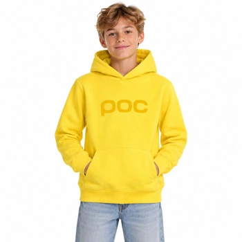 Bluza dziecięca POC Hood sportowa z kapturem żółty r. 140