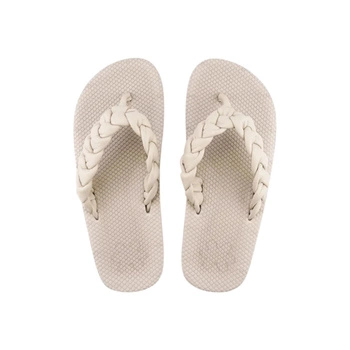 Klapki damskie Flip Flop Comfy Weave japonki lekkie beżowe