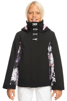 Kurtka dziewczęca Roxy Galaxy na narty czarna z membrana 10K