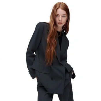 Marynarka damska Zara klasyczna granatowa