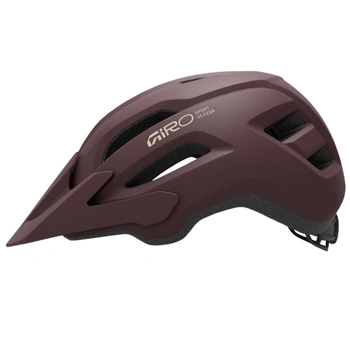 Kask rowerowy Giro Fixture II MIPS MTB damski bordowy z daszkiem