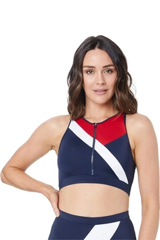 Biustonosz damski Tommy Hilfiger Crop Top sportowy r. M