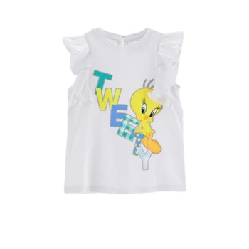 Koszulka dla dziewczynki Original Marines Tweety biała