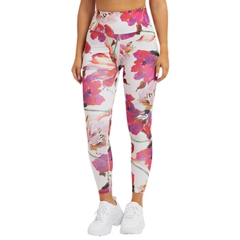 Legginsy damskie Guess Floral sportowe dopasowane