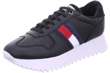 Buty damskie Tommy Jeans High Cleated Seasonal sportowe granatowe
