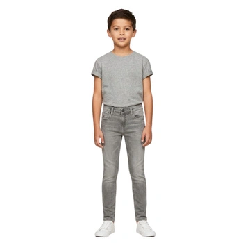 Spodnie chłopięce Tommy Hilfiger jeansy skinny szare r. 128