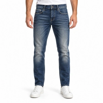 Spodnie męskie Bonobo Sadao jeansy slim fit niebieskie r. W34